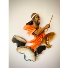 Baterist,dekoratif Duvar Obje Biblo