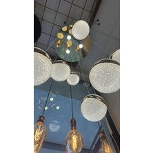Deniz  Işık  Evi  Tek Renk 9lu Sarkıt Gold LED  Avize