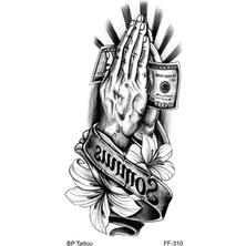 Dua Eden Eller Geçici Dövme Praying Hands Tattoo