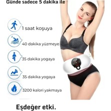 Tiffany Titreşimli Masaj Kemeri Sıcak Kompres Göbek Bacak Masaj Kemeri TP-1031