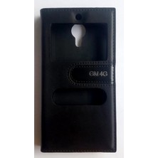 General Mobile 4g Uyumlu Kapakli Magnum Kılıf Siyah