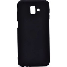 Samsung Galaxy J6 Plus Uyumlu Yumusak Slikon Kılıf Mat Siyah