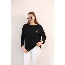 Fibula Moda Bayan Yarım Kol Bluz
