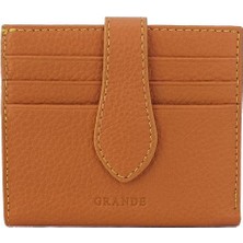 Louisiana Polo Grande Hakiki Deri Kartlık Turuncu  800