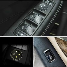 Mercedes C Serisi W204 W205 Cam Düğmesi Kaplaması Siyah Tuş 2008-2018