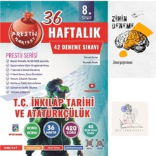 Nartest Yayınevi 8.sınıf Inkılap 36 Hafta DENEMELERİ+ZİHİNDENEME-NT-1045
