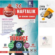 Nartest Yayınevi 8.sınıf  Türkçe 36 Hafta DENEMELERİ+ZİHİNDENEME-NT-904
