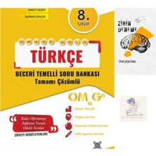 Nartest Yayınevi 8.sınıf Omg Türkçe Beceri Temelli Soru BANKASI+ZİHİNDENEME-NT-632