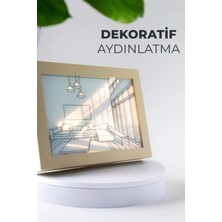 Dekoratif 3 Boyutlu Işıklı Tablo
