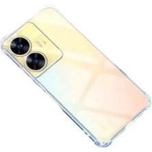 Realme C55 Uyumlu Şeffaf Yumuşak Kılıf Kamera ve Ekran Çıkıntılı