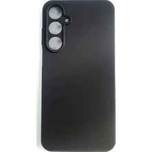 Samsung Galaxy A55 Uyumlu Yumuşak Slikon Kılıf Mat Siyah