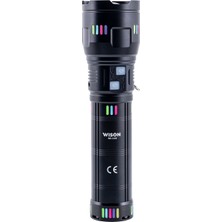 Atik Camp Wison El Feneri - Zoomlu - Şarjlı 60 W - Metal Gövde