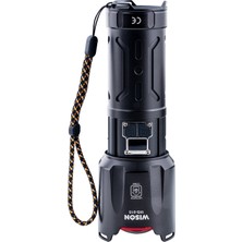 Atik Camp Wison El Feneri - Zoomlu - Şarjlı 55 W - Metal Gövde (Ws-915)