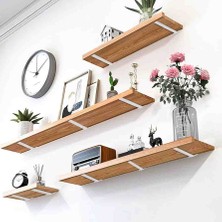HomeArt Nepa 6'lı Beyaz Metal Raf Ayağı 20 cm
