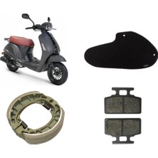 Kuba Blueberry 50 Bakım Seti Ön-Arka Balata ve Hava Filtresi