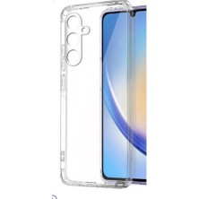 Galaxy A54 Uyumlu Şeffaf Yumuşak Tıpalı Korumalı Kılıf