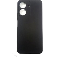 Xiaomi Redmi 13C Yumuşak Slikon Kılıf Kamera Korumalı Mat Siyah