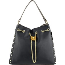 Louisiana Polo Kriste Bell Kadın Omuz Çantası Siyah 7247