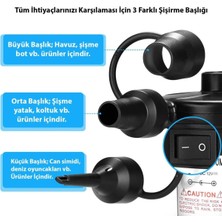 Fırsat 7 Elektrikli Hava Pompası Şişme Yatak Havuz Vakumlu Kompresör 220V