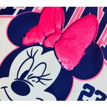Tiny Style Kids Kız Çocuk Minnie Mouse Detaylı Tshirt ve Tayt Alt Üst Takım 4-5 Yaş