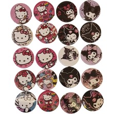 20 Adet Hello Kitty Rozeti