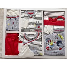 Tulumlu 10'lu Set ZE5868 Boy Garden Gri