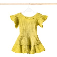 Müslin Kız Çocuk Elbise