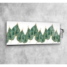 Marsilyan Yapraklar Panoramik Cam Tablo