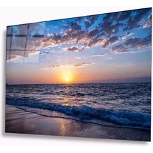 Marsilyan- Günbatımı Cam Tablo