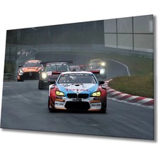 Marsilyan- Yarış Arabası Cam Tablo