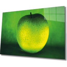 Marsilyan- Yeşil Elma Cam Tablo Green Apple