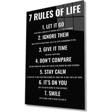 Marsilyan- 7 Rules Of Life Hayatın 7 Kuralı   Dayanıklı Cam