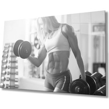 Marsilyan- Spor Fıtnes Cam Tablo   Sports Fitness