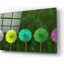 Marsilyan- Çiçekler Temalı Cam Tablo