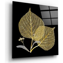 Marsilyan- Gold Yaprak Cam Tablo