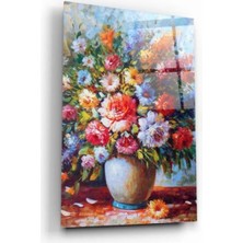 Marsilyan- Çiçek Cam Tablo