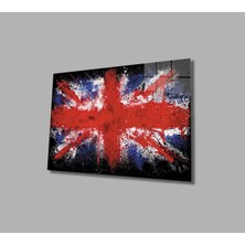 Marsilyan- Birleşik Krallık Bayrağı Cam Tablo  ,united Kingdom Flag
