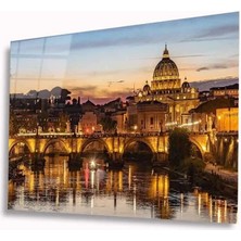 Marsilyan- Şehir Manzarası Cam Tablo