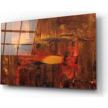 Marsilyan- Soyut Desenler Cam Tablo