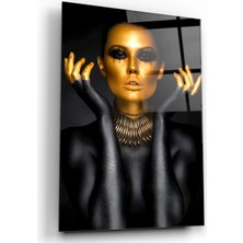 Marsilyan- Kadın Model Cam Tablo