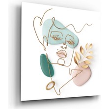 Marsilyan- Minimal Portre Cam Tablo