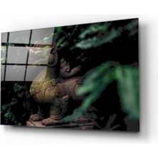 Marsilyan- Japon Heykeli Cam Tablo