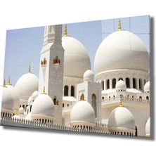 Marsilyan- Beyaz Cami Cam Tablo White Mascid