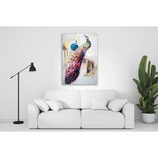 Marsilyan- Tavus Kuşu Cam Tablo