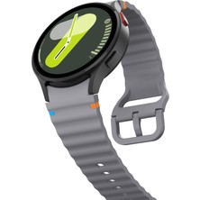 Novatis Samsung Galaxy Watch 4/5/6/7/fe/40/40/44 Classic 42/43/46/47MM Uyumlu Kordon Terleme Yaptırmaz Silikon