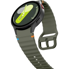 Novatis Samsung Galaxy Watch 4/5/6/7/fe/40/40/44 Classic 42/43/46/47MM Uyumlu Kordon Terleme Yaptırmaz Silikon