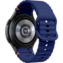 Novatis Samsung Galaxy Watch 4/5/6/7/fe/40/40/44 Classic 42/43/46/47MM Uyumlu Kordon Terleme Yaptırmaz Silikon
