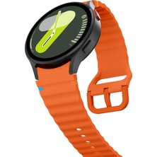 Novatis Samsung Galaxy Watch 4/5/6/7/fe/40/40/44 Classic 42/43/46/47MM Uyumlu Kordon Terleme Yaptırmaz Silikon