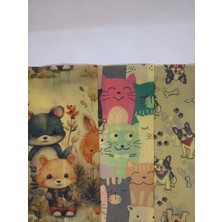 Verafood Balmumu Beeswax Saklama Bezi Patili Dostlar Serisi (30*30 Bez,30*30 Bez,30*30 Bez)