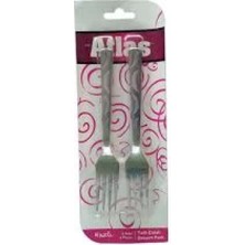 6 Parça  Metal Tatlı Çatalı (4887)